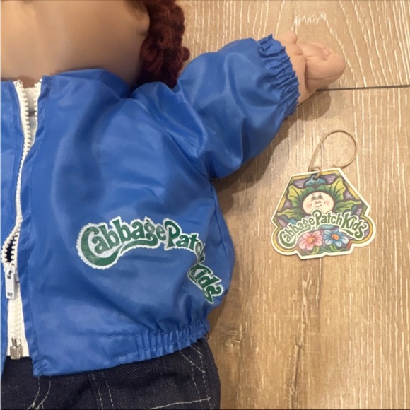 Vintage boy Cabbage Patch Kids Doll in Blue Jacket - Picture 3 of 5